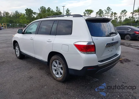 2012 Toyota Highlander Se V6 from USA, damaged, VIN 5TDZK3EH2CS080663